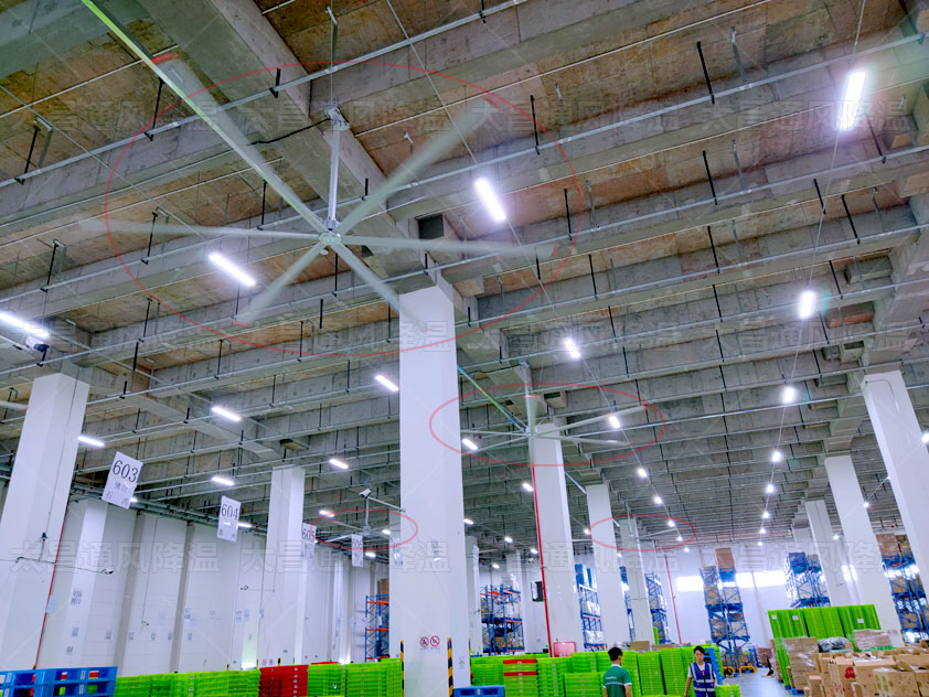 專為大型廠房通風(fēng)降溫而生的永磁工業(yè)大風(fēng)扇