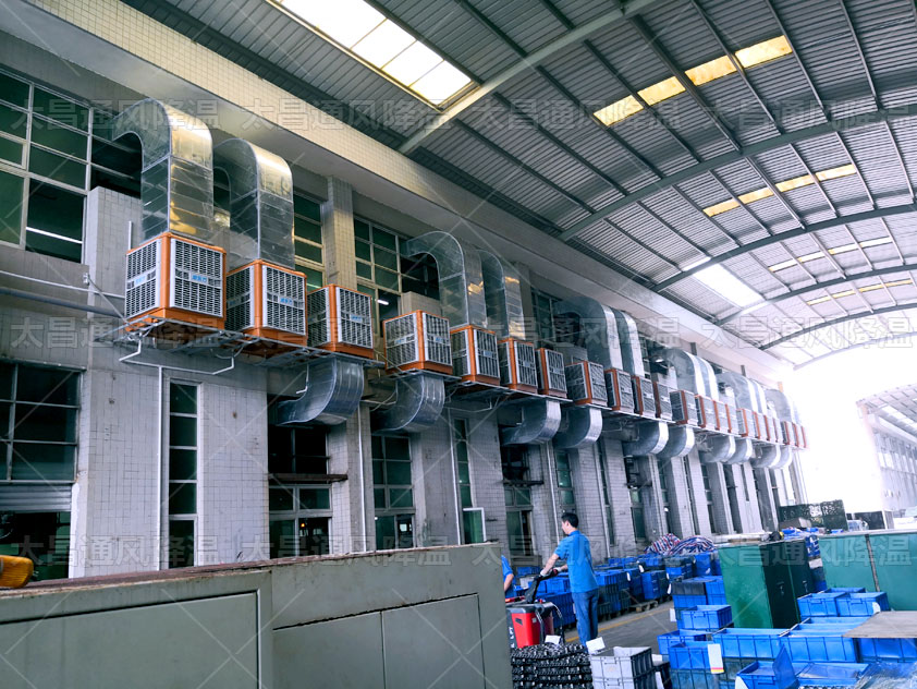 通風降溫工程,廠房車間通風降溫設備環(huán)保空調