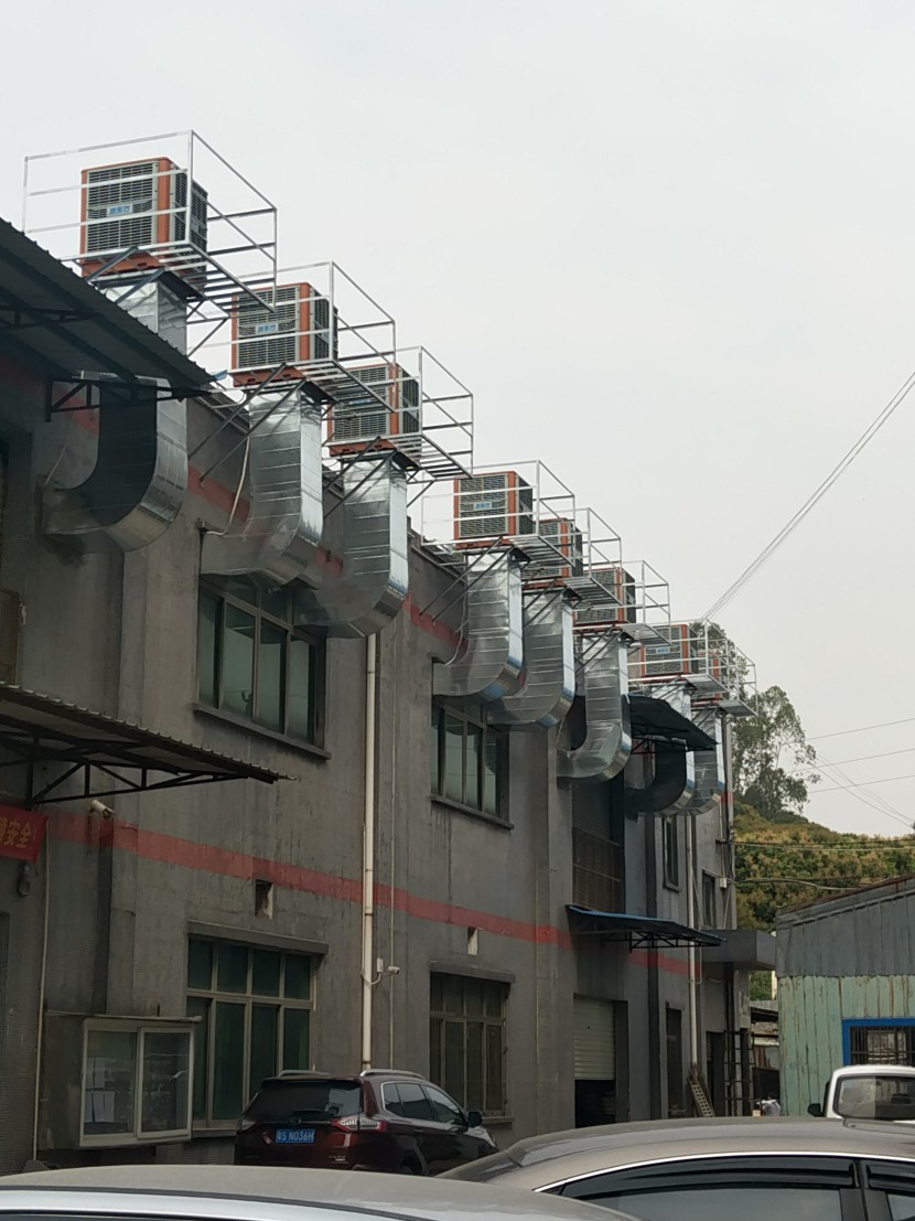 打磨車間環(huán)?？照{(diào)降溫工程