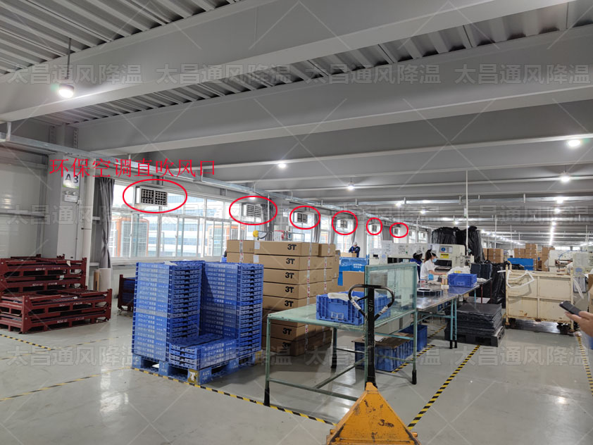 環(huán)?？照{(diào)兩種降溫方式輕松解決工廠(chǎng)通風(fēng)降溫難題